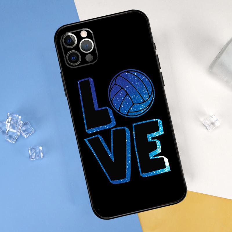 Volleyball Sport Handyhülle Für iPhone 16 Pro Max 16e 12 13 Mini 11 14 15 Pro Max XR 15 16 Plus Cover Schale