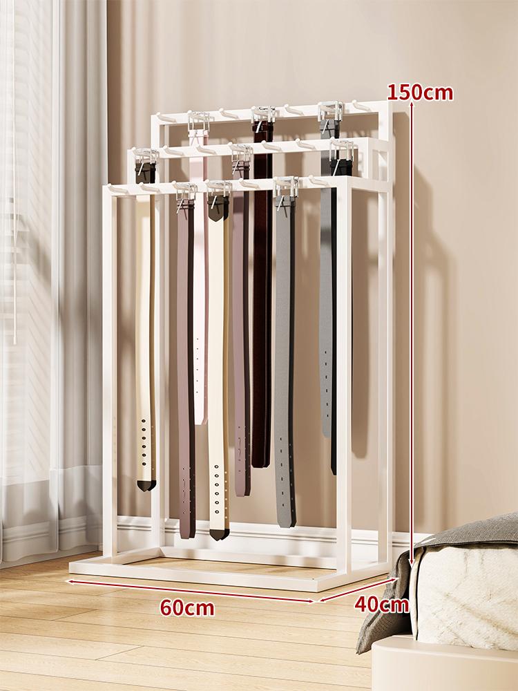 Multifunctional Belt Display Stand Large Capaci Netie Storage Ra Floor Mounted Multi-layer Elf for Clothing Accories