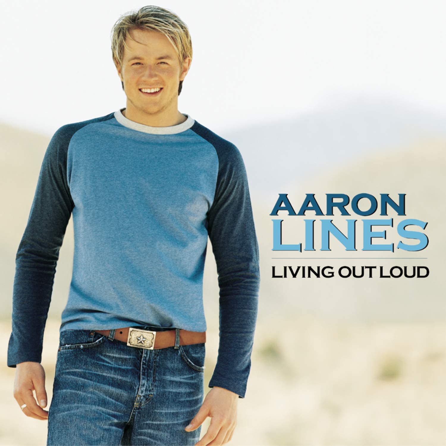 

CD AARON LINES - Living Out Loud RCA07863670572 RCA Records 2002 US Country Used