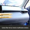 Kompatible Rui Fang Kohlefaser Innenaufkleber - Mittelkonsole & Holzoptik Deko
