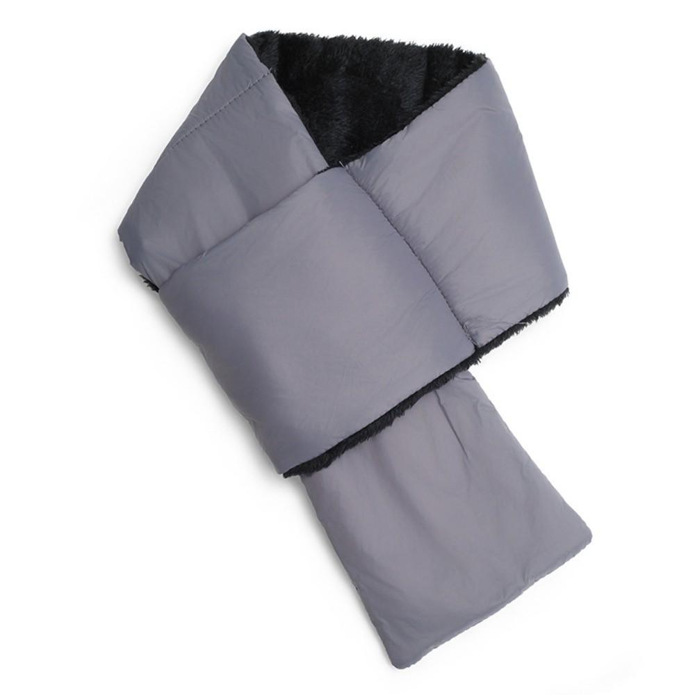 Down Cotton Winter Scarf Neck Protection Warmer Neck Scarf New Plush Scarves  Men Women