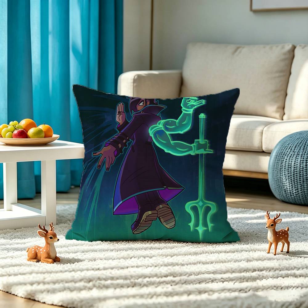 Matthew Patel S-Scott Pilgrim Pillow Case Square Double-Sided Sofa Cushion Cover Bedroom Bedside Pillow