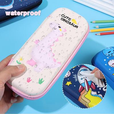 Pen Holder Stress Relief Squeeze Toy Pen Bag Fidget Toys 3D Pencil Case Push Bubble Cartoon