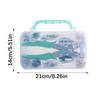 Professional 1/8 And 3/16 Inch Hole Punch Pliers Set For Leather Paper And Fabric Crafting Projects With Silicone Handle