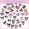 50pcs Cute Kuromi Stickers Collection Waterproof Pvc Decals For Diy Decor Adventures