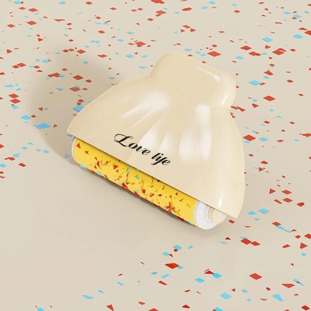 New Washable Lint Roller Easy to Use Shell Shape Pellet Fluff Remover Reusable Sticky Surface Pet Hair Remover for Clothing