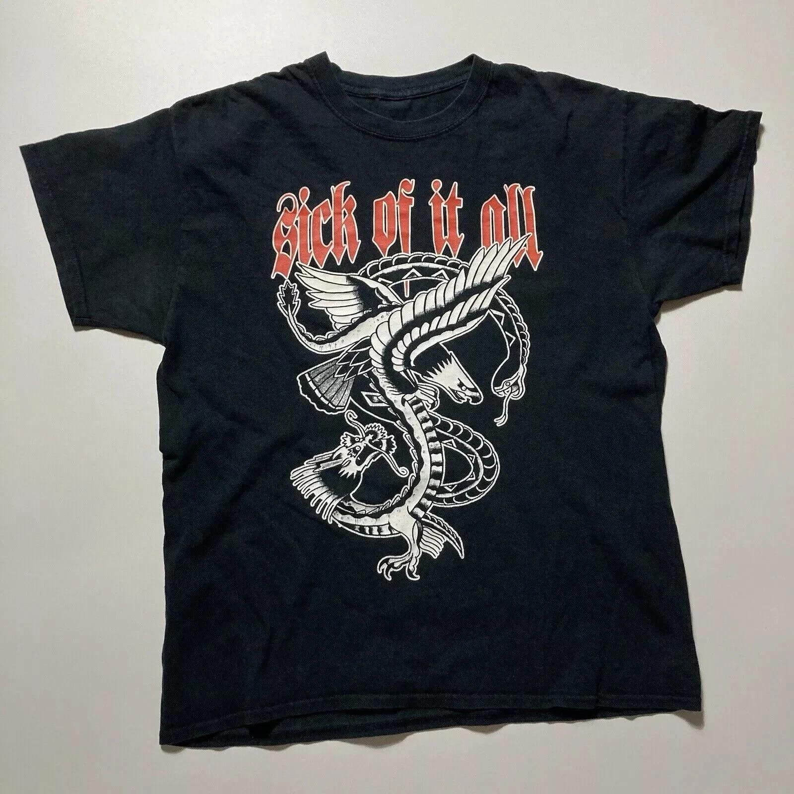 sick of it all hardcore rock Unisex Gift For Holiday T-Shirt S-5XL XXXXL
