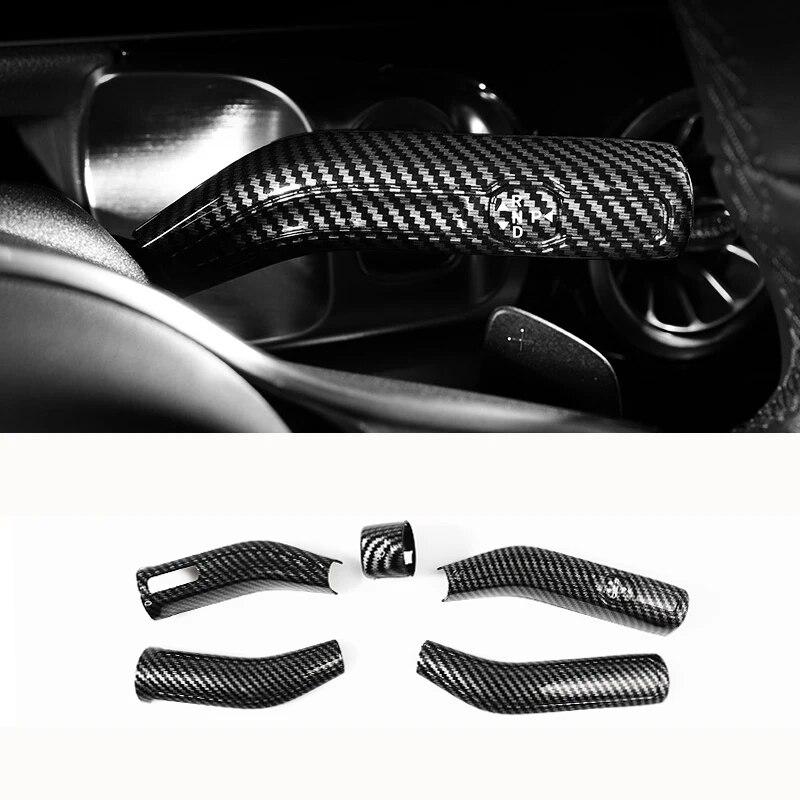 Autoaufkleber für Mercedes Benz AB CLA GLB GLA Klasse W177 W247 C118 X247 H247 Schalthebel Wischerstangenabdeckung Zierrahmen