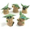 5 Pcs Star Wars Action Figures, Baby Yoda & Darth Pvc Mini Models, Collectible Anime Doll Toys Gift For Kids
