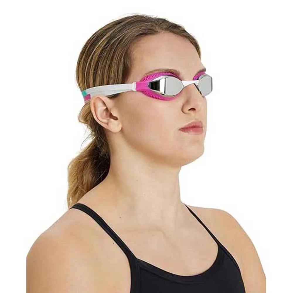 Arena Plastic Swimming Goggles with Mirrored Coating Airspeed