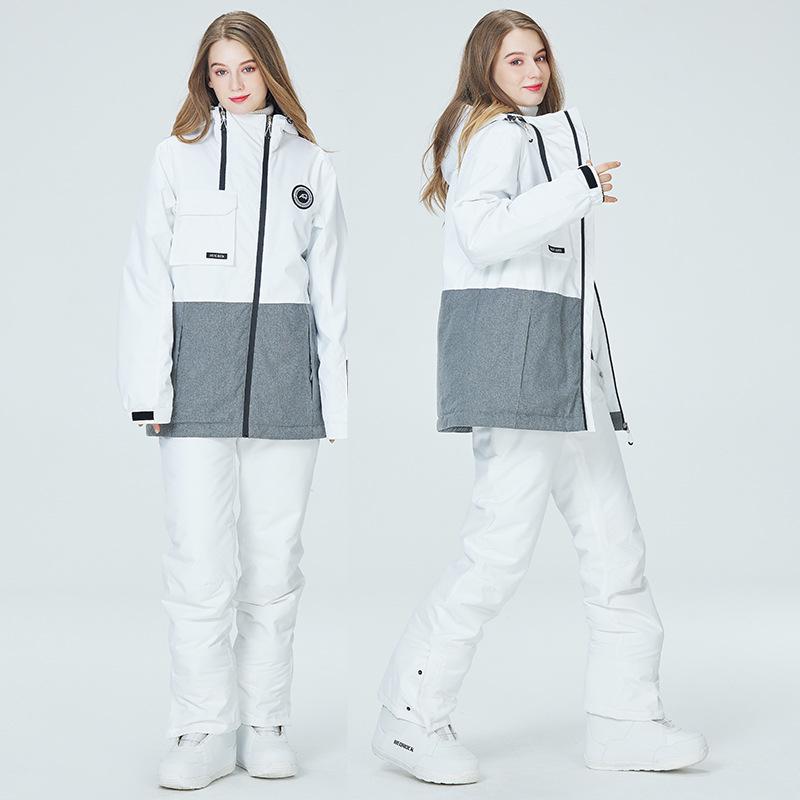Men's & Women's Winter Ski & Snowboard Suit - Warm, Thickened Jacket and Pants