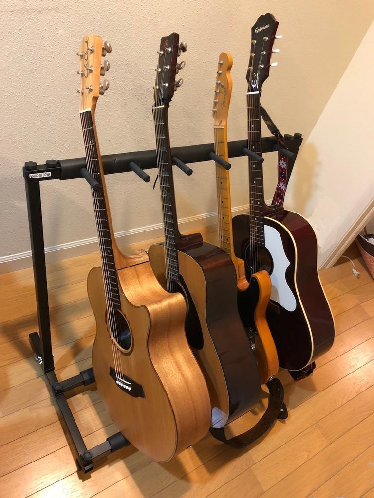 Fieldlabo Guitar Guitar Rack Stand, 5-Piece