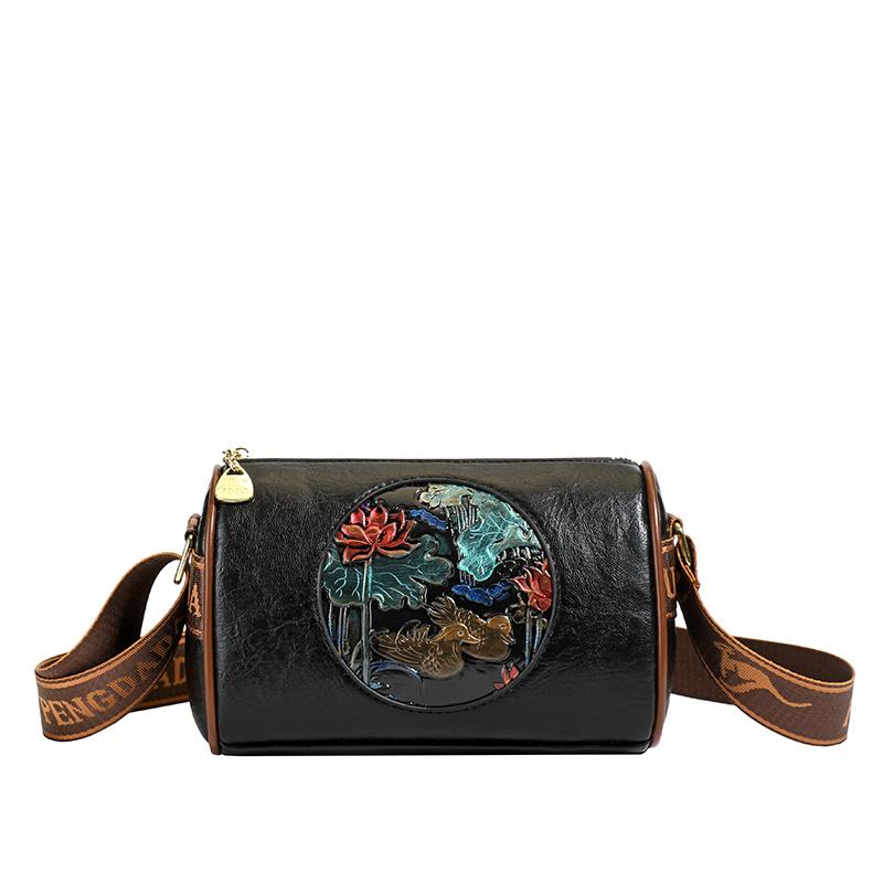 

Fashion Women s Crossbody Bags Luxury Handbag Vintage Embossed Boston Bag Designer Pillow Purse Bucket Trend Female Shoulder Bag 22cm 11cm 14cm