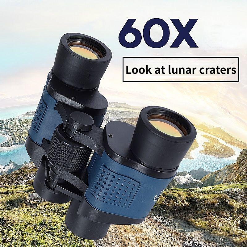 Telescopio de Alta Claridad 60x60 Prismáticos Para Adultos Lente Óptica Potente Prismático de Prisma Bak4 Para Caza Deportiva al Aire Libre Camping