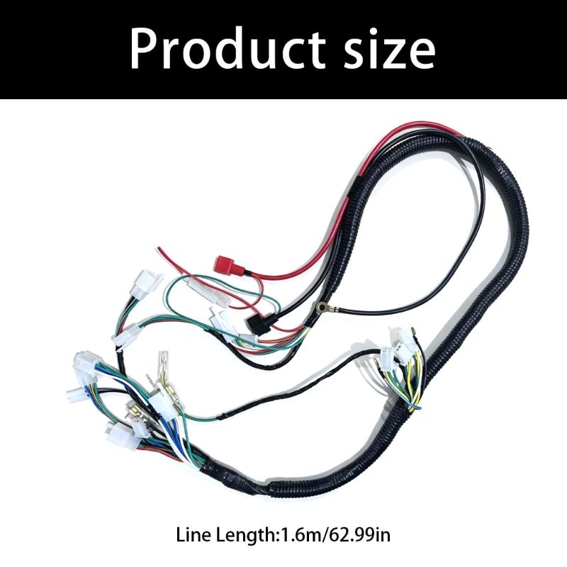 Quick Install Wiring Harness and CDI Set for GY6 125CC 150CC Engines Featuring Modular Design for Easy Tool Free DIY