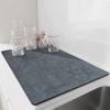 Kitchen Countertop Drain Mat Absorbent Non-slip Mat Tableware Drying Mat Cup Mat Insulated Tea Table Bar Mat