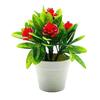 652F Artificial Flowers Plants Green Bonsai Potted Ornaments Wedding Party Hotel