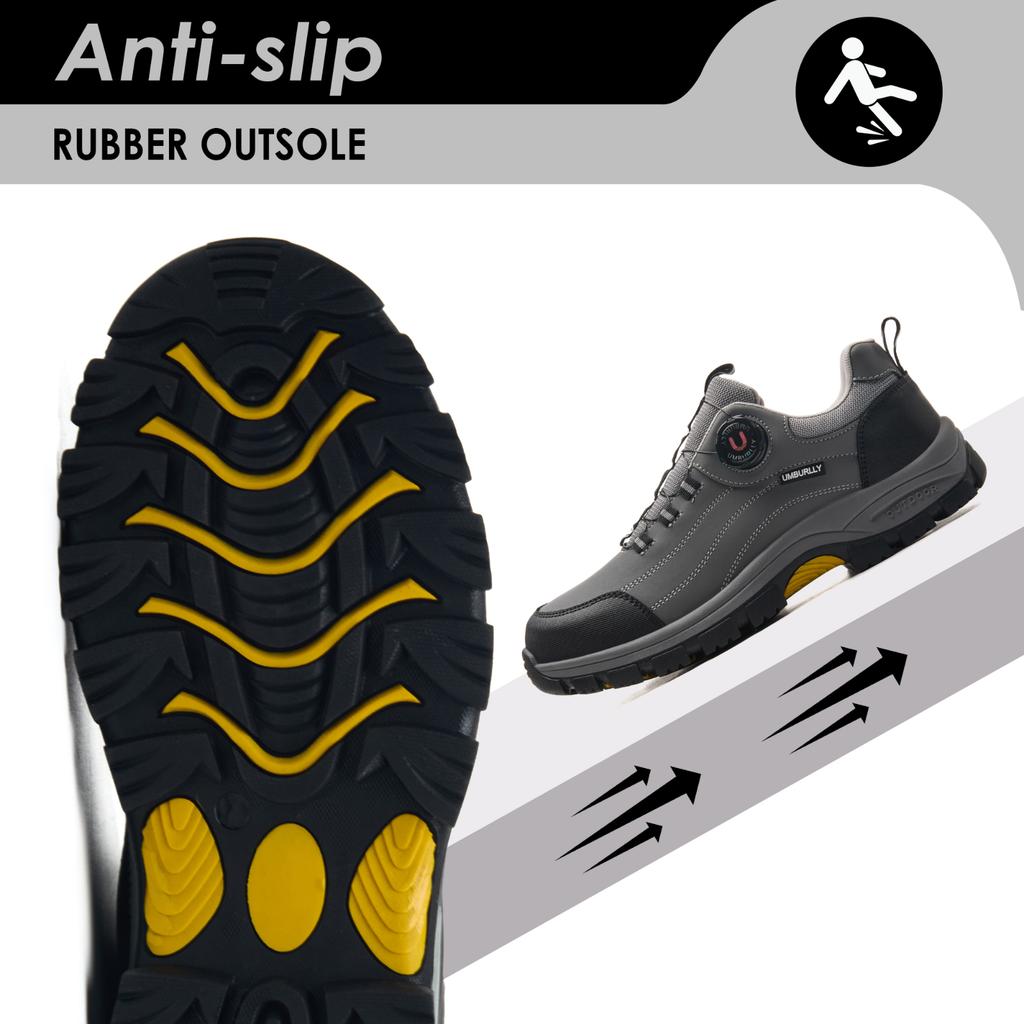 Men Women Steel Toe Safety Shoes Rotating Push Button Puncture Proof Work Sneakers Breathable Anti-smash Anti-stab Construction Security Shoes
