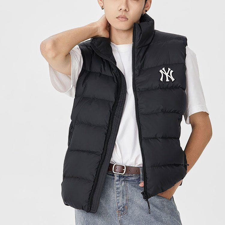 MLB New York Yankees Down Vests Unisex Black Stand Collar Moderate Other 3ADVB0226-50BKS