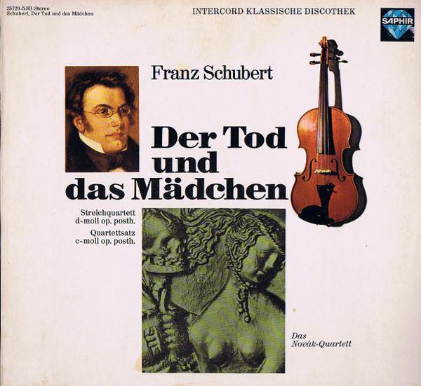 LP Record FRANZ SCHUBERT , NOVÁK QUARTET - Streichquartett D-moll Op. Posth. " 257295SB Saphir Germany Classical Used
