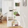 VidaXL Bookcase-Room Divider White 80x24x155 Cm Chipboard