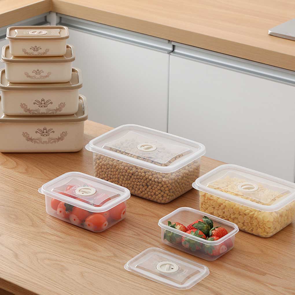 Meal Food Storage Preparation Containers & Lids Microwaveable Fridge Lunch Box