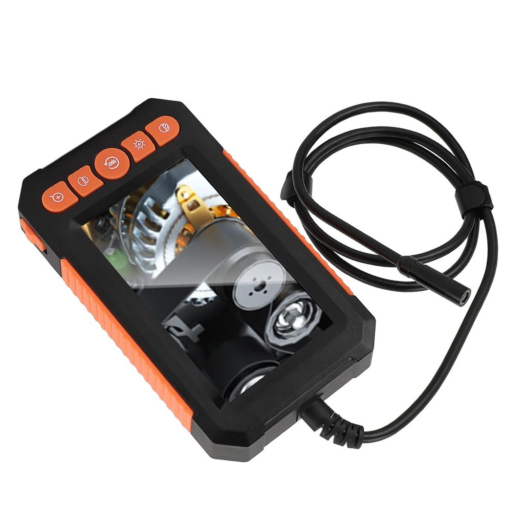 Industrial Endoscope Borescope Camera with 4.3 Inch LCD Screen 8mm 1080P HD Snake Sewer Inspection