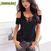 Women's Fashion Casual Solid Color Print Short Sleeve Blouses & Shirts