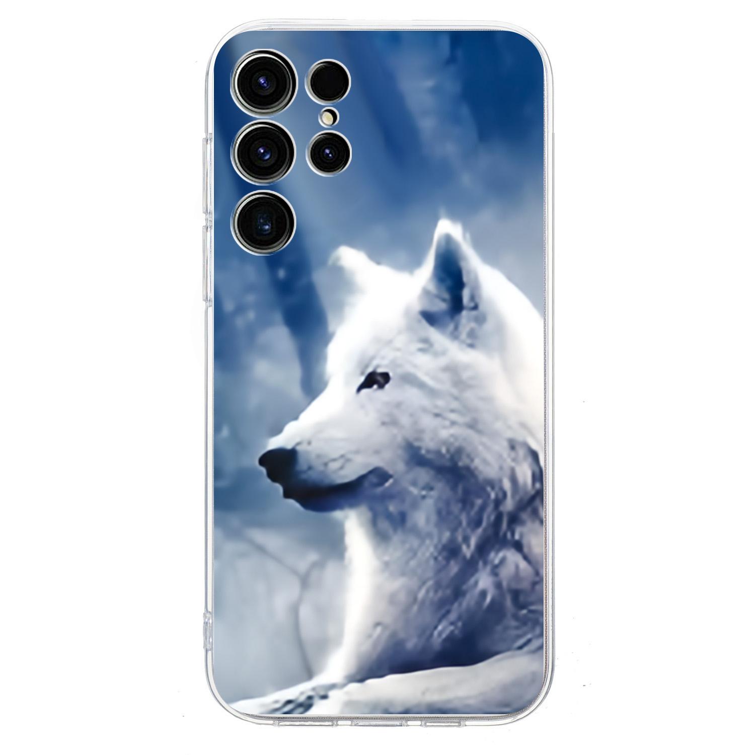 

For Samsung Galaxy S25 Ultra Case Pattern Printing Shockproof Soft TPU Phone Cover B