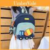 Childrens Cartoon Car Backpack With Padded Shoulder Straps For School Use