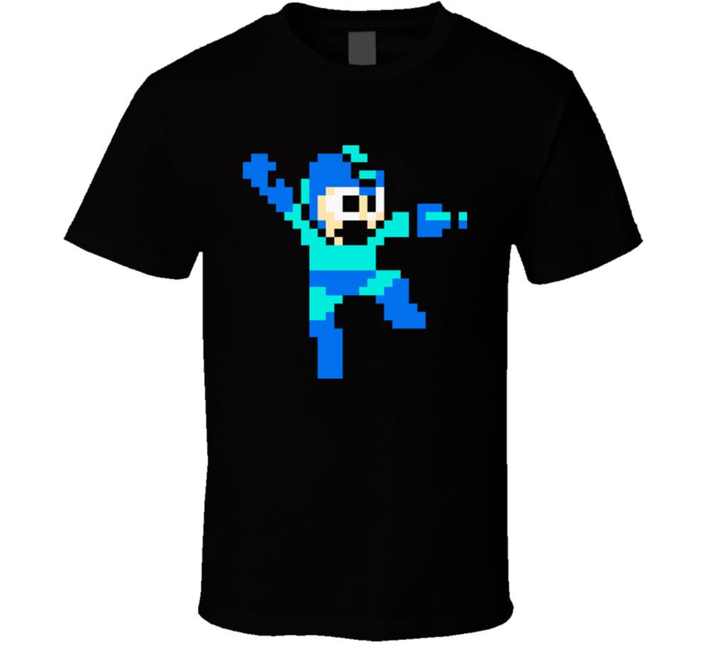 Megaman Mega Man Video Game Blue Bomber T Shirt Mens Womens Tees Top 3XL