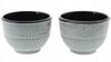 CAST IRON TEA CUPS UNIQUE
