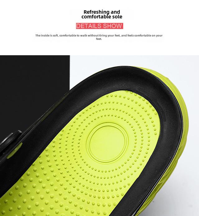 Men's Summer Trend Thick-Soled Outdoor Non-Slip Closed-Toe Casual Beach Shoes