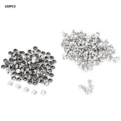 Cloth Crystal Inlay Rapid 6mm Rivets Spots Studs Cap for DIY Leather Craft Decoration(#1)