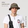 Spring and Summer New Functional Washing Sun Hat Men's Sunscreen Retro Cotton Tooling Wind Bucket Hat Explosion