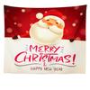 Merry Christmas Cute Santa Claus Tapestry Large Fabric Wall Tapestry Home Living Room Bedroom Background Decor Beach Blanket