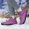 Warm Snow Boots Fashion High-top Winter Walking Shoes Men Women Plush Warm Cotton Shoes Non-slip Outdoor Hiking Sneakers