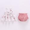Lawadka Estivo Sottile Vestiti per Neonata Set Stampa Mini Abito e Pantaloncini PP Set 2 Pezzi Abbigliamento Outfit Neonato 2023