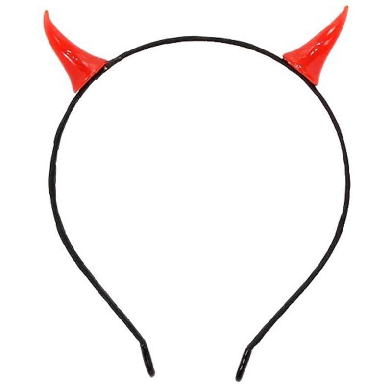 Devil Horns Headbands Personality Party Headpiece Halloween Children Headwear for Costume and Daily Wear