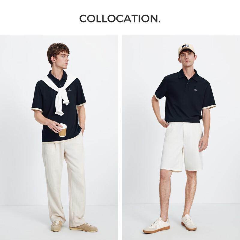 Navigare Men's Loose Fit Polo Shirt