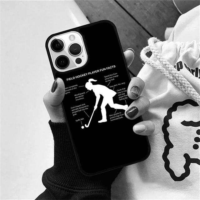 Teich Feldhockey Schale Hülle Für iPhone 17 Air 15 16 14 13 12 Pro Max 11 Pro Max Plus Handyhülle Abdeckung