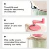 Practical Plastic Vegetable Fruit Dehydrator Spinner Bowl For Daily Cooking Drain Basket with Handle
