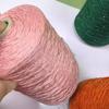 Glitter Mulberry Silk Cotton Thread 500g/Roll Glitter Bead Silk Lace Thread Soft Silky Spring/summer DIY Hand-woven Thread