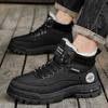 Men's Casual Winter Slip-resistant Fashion High Top Work Shoes Plus Size Outdoor Comfort Shoe Wear-resistant Thicken Cotton Shoe
