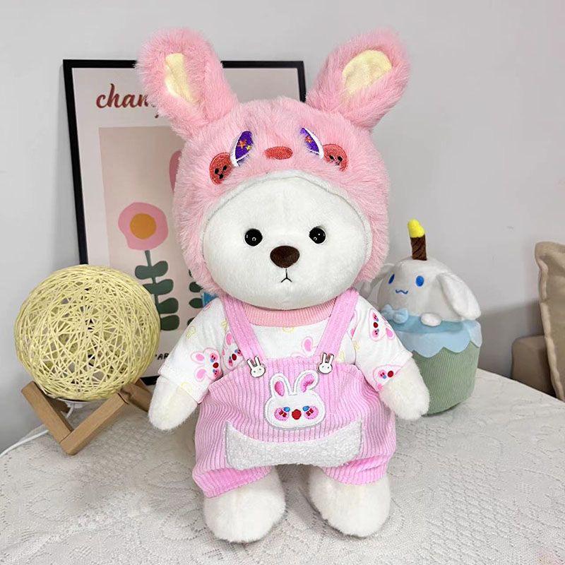 Jucărie de pluș Lina Bear de 30 cm cu pijama de travestit