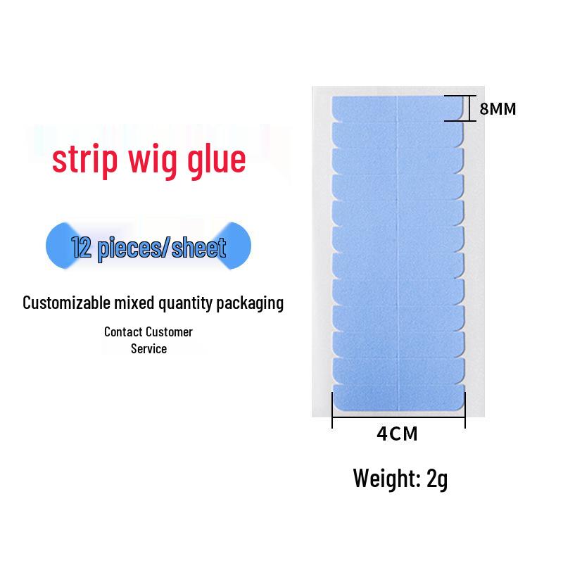 Transparentes Wasserdichtes Schweißfestes Perückenklebeband - Unsichtbar, Rückstandsfrei, Doppelseitig, Hohe Viskosität, Anti-Exposition.