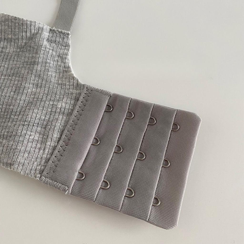 Solid Color Comfortable Zero-Constraint Non-Gaping Women's Underwear Thin Push-Up Wire-Free Bra