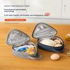 Portable Triangle Insulation Lunch Bag For Rice Vegetable Roll Milk Sandwich Egg Breakfast - Keep Food Warm Cool