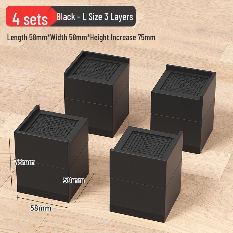 Universal Furniture Heightening Pads: Nail-Free, Stable, Moisture-Proof for Tables & Chairs