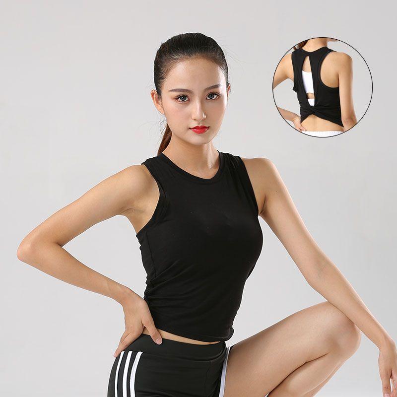 

Yidi Новинка Спортивная футболка с коротким рукавом и вырезом на спине Женская для бега, упражнений, тренировок, быстросохнущая, дышащая, одежда для йоги, топы Black Size L [60.00 kg-67.50 kg]]